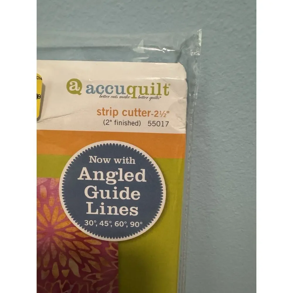 Accuquilt Go Fabric Cutting Die Strip cutter 2 1/2